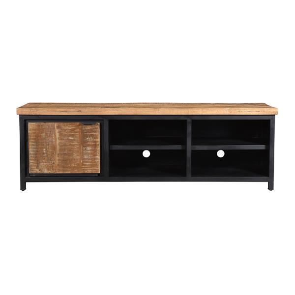 Grote foto cod 1 deurs tv meubel met metalen planken 160x40x50 cm huis en inrichting overige