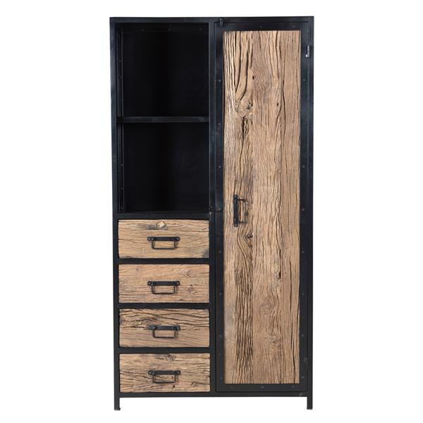 Grote foto raw houten kast 90x35x176 cm huis en inrichting overige