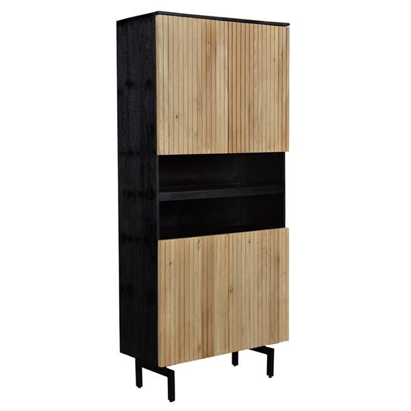 Grote foto piano 4 deurs kast van mangohout 200x40x90 cm huis en inrichting overige
