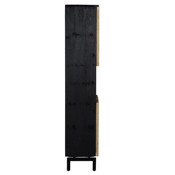 Grote foto piano 4 deurs kast van mangohout 200x40x90 cm huis en inrichting overige
