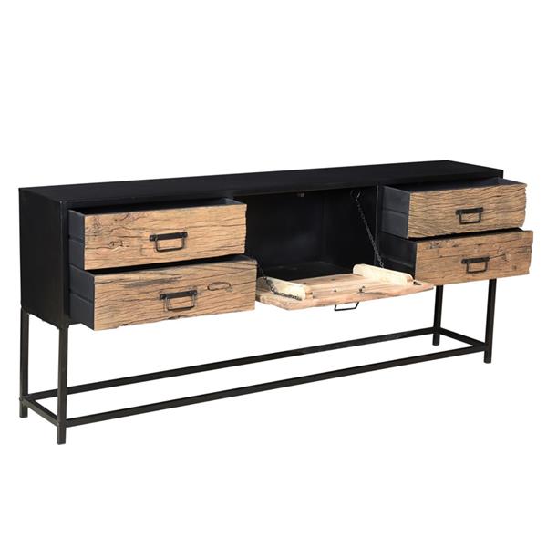 Grote foto ruw dressoir 4 lades 200x35x83 cm huis en inrichting overige