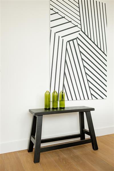 Grote foto original home bijzettafeltje bankje zwart huis en inrichting stoelen