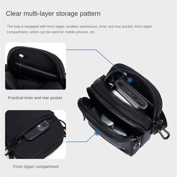 Grote foto simple bag for men shoulder sports crossbody canvas small backpack sieraden tassen en uiterlijk schoudertassen