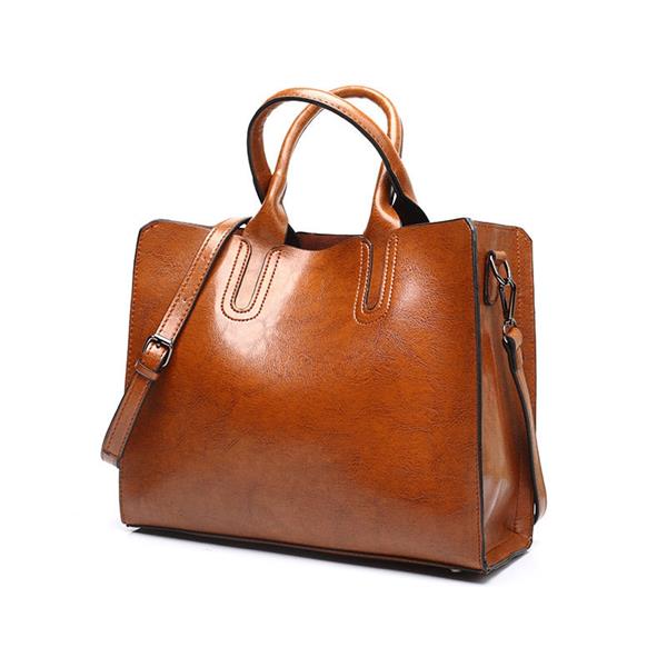 Grote foto grote vintage draagtas leren casual schouderhandtas sieraden tassen en uiterlijk damestassen