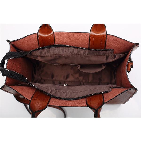 Grote foto grote vintage draagtas leren casual schouderhandtas sieraden tassen en uiterlijk damestassen
