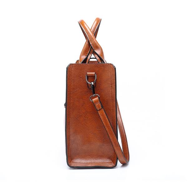 Grote foto grote vintage draagtas leren casual schouderhandtas sieraden tassen en uiterlijk damestassen