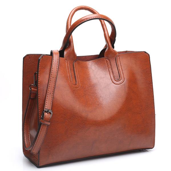 Grote foto grote vintage draagtas leren casual schouderhandtas sieraden tassen en uiterlijk damestassen