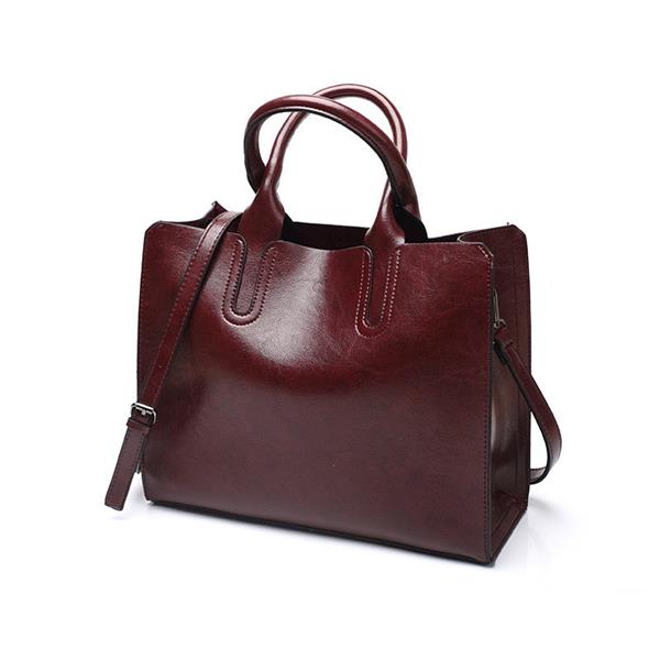 Grote foto grote vintage draagtas leren casual schouderhandtas sieraden tassen en uiterlijk damestassen