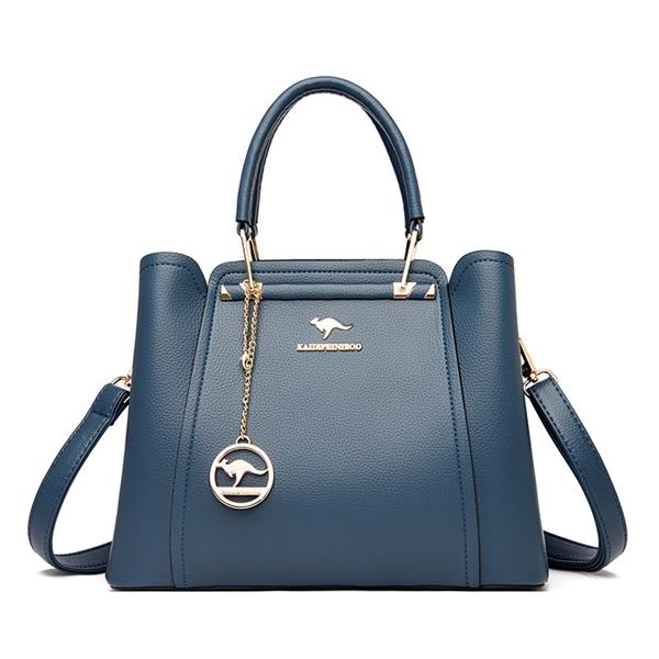 Grote foto zachte lederen handtas voor dames luxe designer 3 laags schoudertas sieraden tassen en uiterlijk damestassen