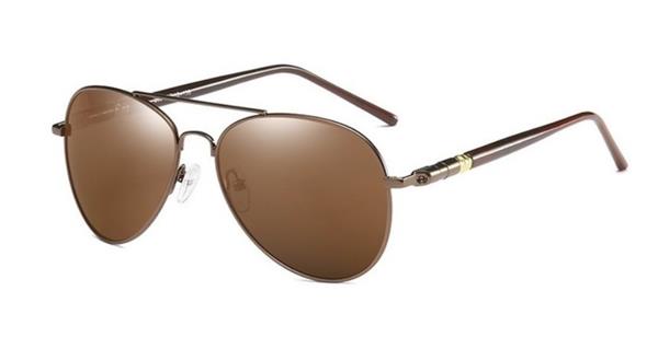 Grote foto polarized pilot sunglasses unisex driving retro glasses metal uv400 kleding dames sieraden