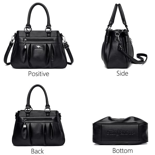 Grote foto vintage handtas met handvat voor dames leren designer draagtas sieraden tassen en uiterlijk damestassen