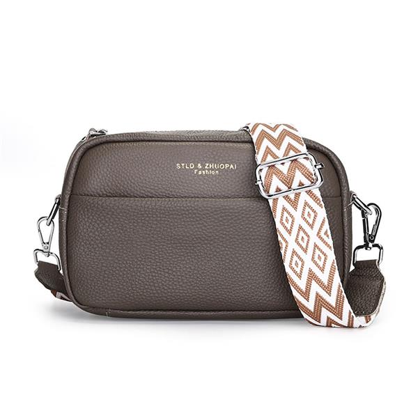 Grote foto leather crossbody bag for women luxury shoulder handbag messenger tote sac sieraden tassen en uiterlijk damestassen