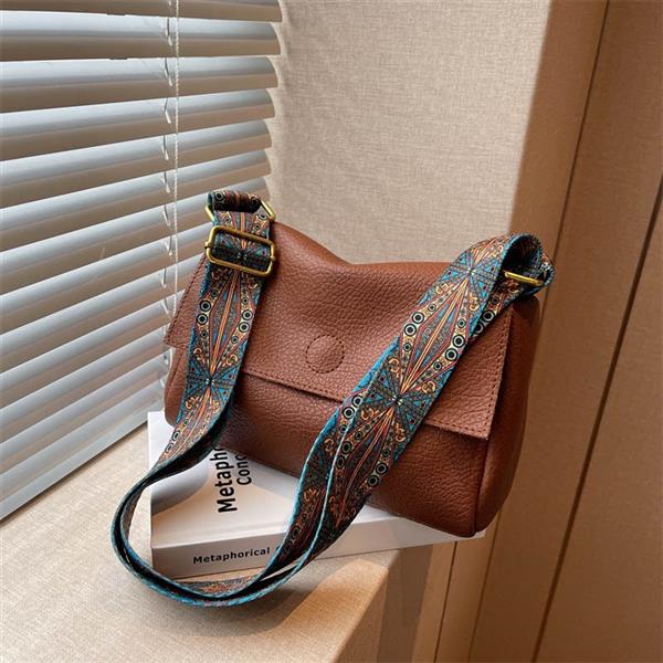 Grote foto solid leather crossbody bag for women shoulder tote handbag purse sieraden tassen en uiterlijk damestassen