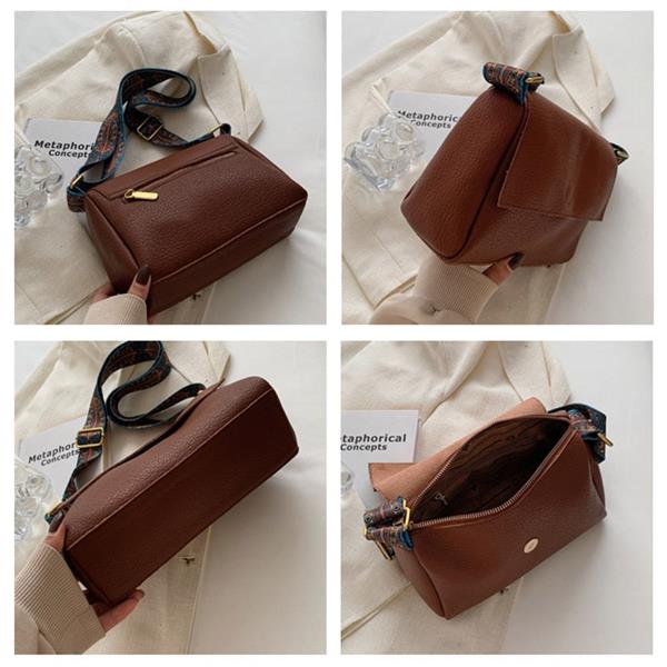 Grote foto solid leather crossbody bag for women shoulder tote handbag purse sieraden tassen en uiterlijk damestassen