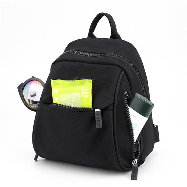 Grote foto multi pocketed mini backpack for women lightweight rucksack travel school bag sieraden tassen en uiterlijk rugtassen