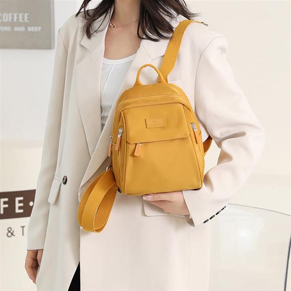 Grote foto multi pocketed mini backpack for women lightweight rucksack travel school bag sieraden tassen en uiterlijk rugtassen
