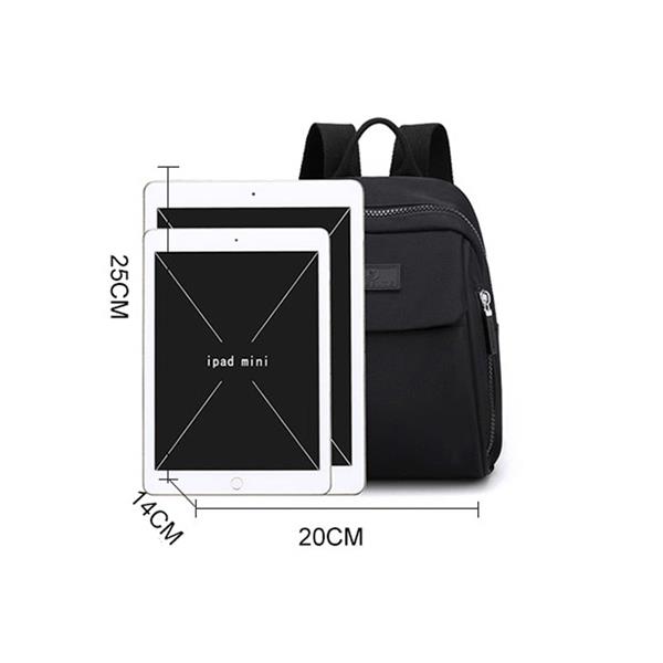 Grote foto multi pocketed mini backpack for women lightweight rucksack travel school bag sieraden tassen en uiterlijk rugtassen