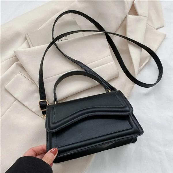Grote foto solid color sling shoulder bag for women girls pu leather messenger handbag sieraden tassen en uiterlijk damestassen