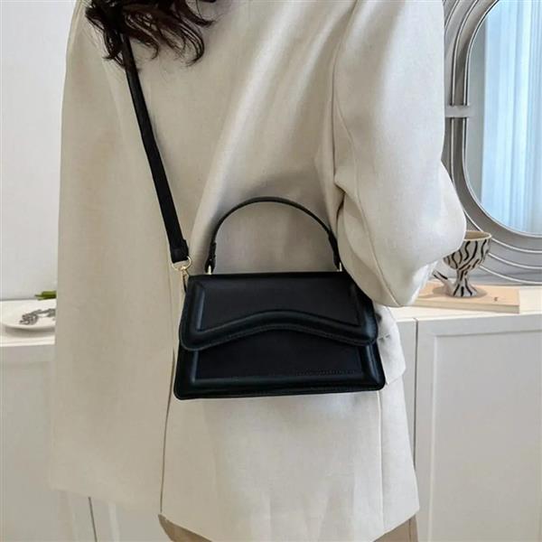 Grote foto solid color sling shoulder bag for women girls pu leather messenger handbag sieraden tassen en uiterlijk damestassen