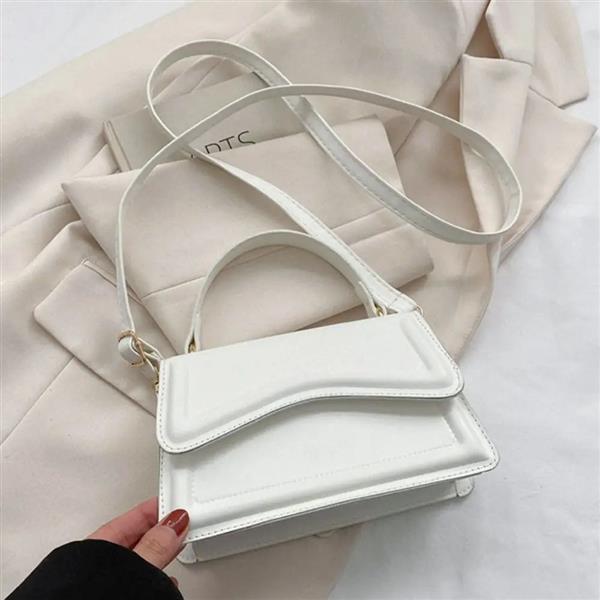 Grote foto solid color sling shoulder bag for women girls pu leather messenger handbag sieraden tassen en uiterlijk damestassen