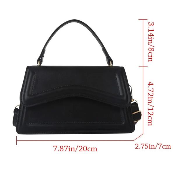 Grote foto solid color sling shoulder bag for women girls pu leather messenger handbag sieraden tassen en uiterlijk damestassen