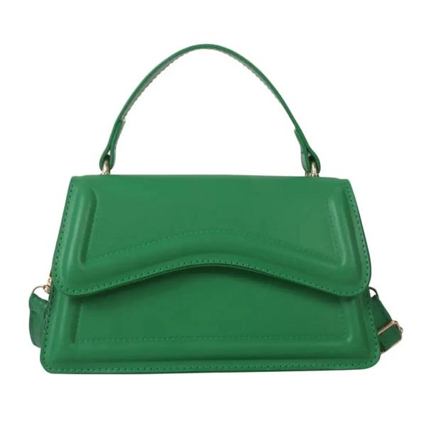 Grote foto solid color sling shoulder bag for women girls pu leather messenger handbag sieraden tassen en uiterlijk damestassen