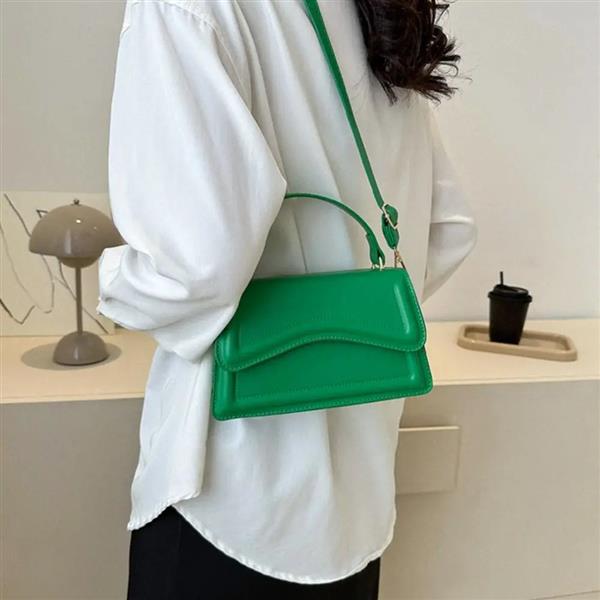 Grote foto solid color sling shoulder bag for women girls pu leather messenger handbag sieraden tassen en uiterlijk damestassen