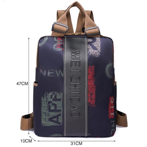 Grote foto large travel student bag for women canvas fashion school shoulder backpack sieraden tassen en uiterlijk rugtassen