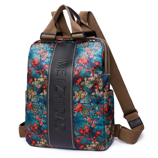 Grote foto large travel student bag for women canvas fashion school shoulder backpack sieraden tassen en uiterlijk rugtassen