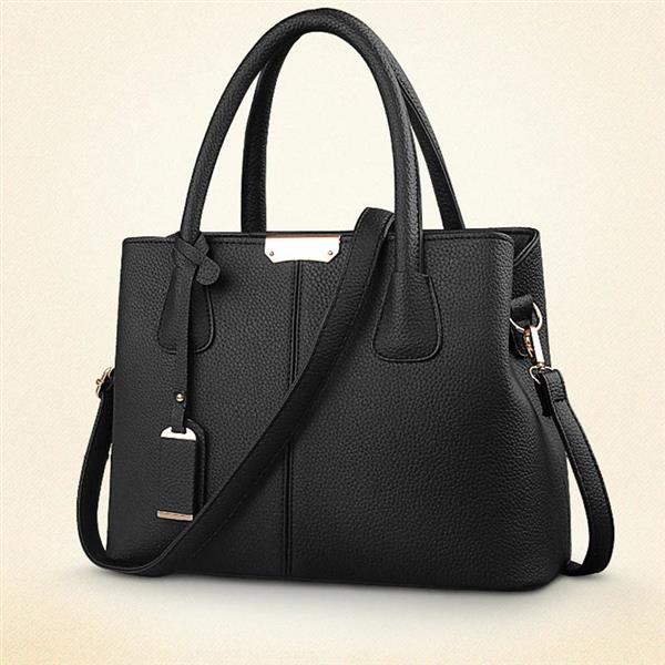 Grote foto large tote bag for women square shoulder pu leather crossbody handbag sieraden tassen en uiterlijk damestassen