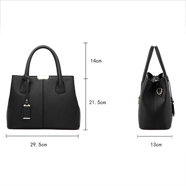 Grote foto large tote bag for women square shoulder pu leather crossbody handbag sieraden tassen en uiterlijk damestassen