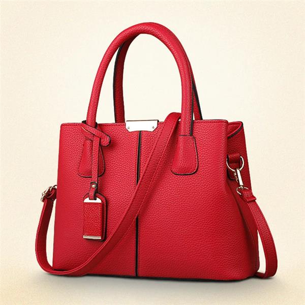 Grote foto large tote bag for women square shoulder pu leather crossbody handbag sieraden tassen en uiterlijk damestassen