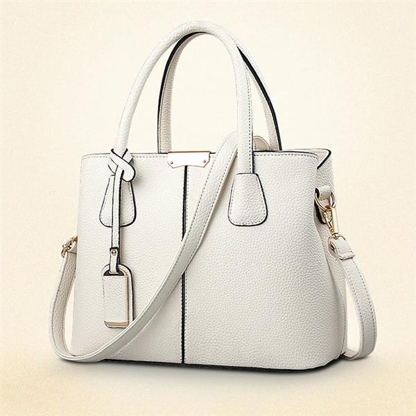 Grote foto large tote bag for women square shoulder pu leather crossbody handbag sieraden tassen en uiterlijk damestassen