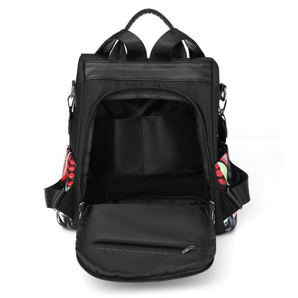 Grote foto plant print backpack for women colorful nylon student bag sieraden tassen en uiterlijk rugtassen