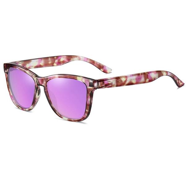 Grote foto polarized sunglasses for women mirror glasses uv400 square frames shades eyewear kleding dames sieraden