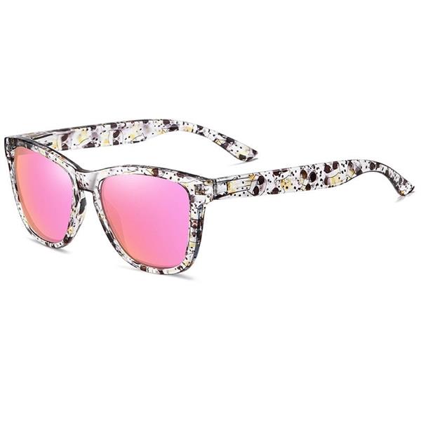 Grote foto polarized sunglasses for women mirror glasses uv400 square frames shades eyewear kleding dames sieraden