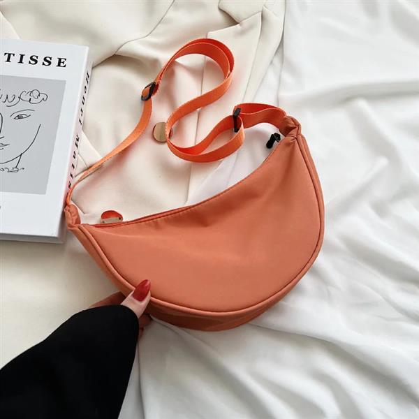 Grote foto solid color shoulder bag for women polyester crossbody satchel chest handbag sieraden tassen en uiterlijk damestassen