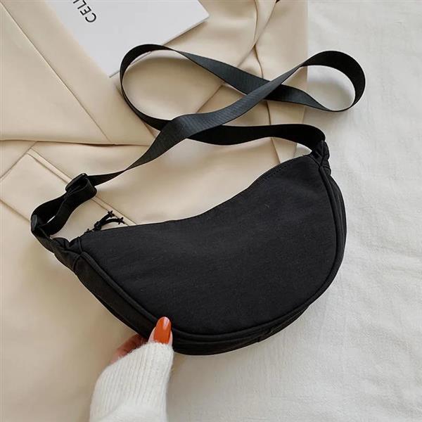 Grote foto solid color shoulder bag for women polyester crossbody satchel chest handbag sieraden tassen en uiterlijk damestassen