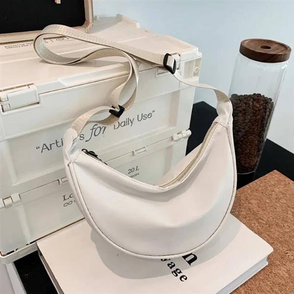 Grote foto solid color shoulder bag for women polyester crossbody satchel chest handbag sieraden tassen en uiterlijk damestassen