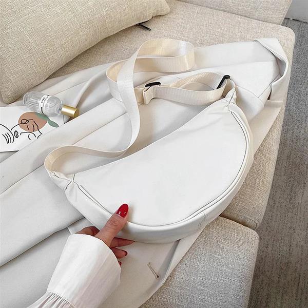 Grote foto solid color shoulder bag for women polyester crossbody satchel chest handbag sieraden tassen en uiterlijk damestassen