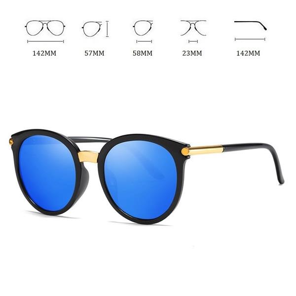 Grote foto retro round shades for women classic sunglasses vintage glasses uv400 kleding dames sieraden