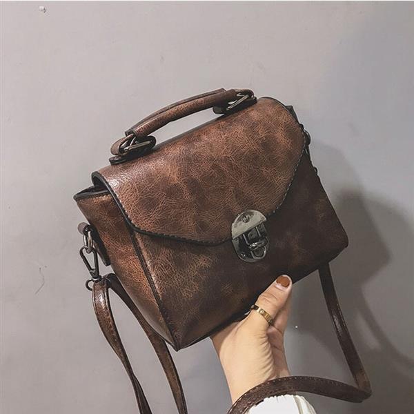 Grote foto small crossbody bag for women with clasp pu leather shoulder handbag purse sieraden tassen en uiterlijk damestassen