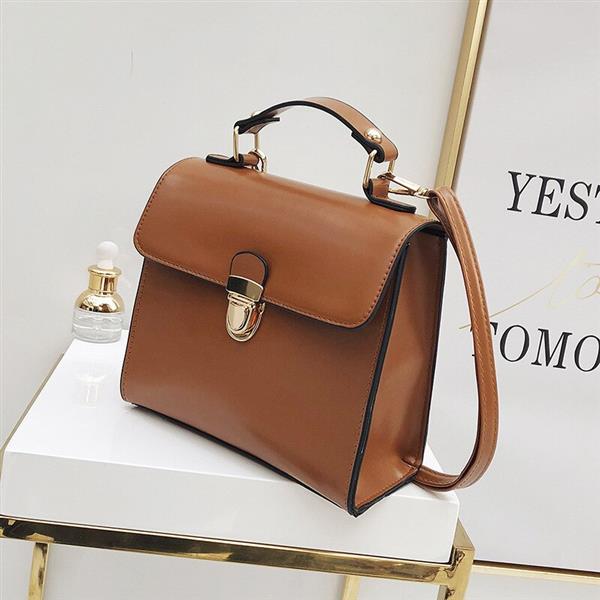 Grote foto small crossbody bag for women with clasp pu leather shoulder handbag purse sieraden tassen en uiterlijk damestassen