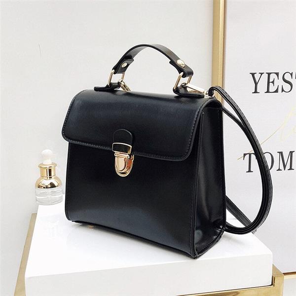 Grote foto small crossbody bag for women with clasp pu leather shoulder handbag purse sieraden tassen en uiterlijk damestassen