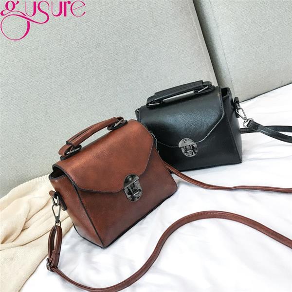 Grote foto small crossbody bag for women with clasp pu leather shoulder handbag purse sieraden tassen en uiterlijk damestassen