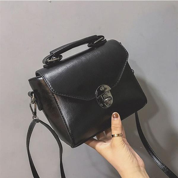 Grote foto small crossbody bag for women with clasp pu leather shoulder handbag purse sieraden tassen en uiterlijk damestassen