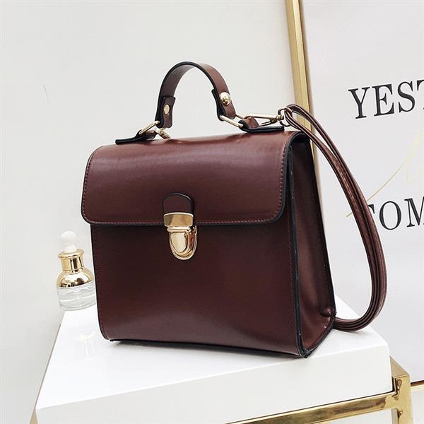 Grote foto small crossbody bag for women with clasp pu leather shoulder handbag purse sieraden tassen en uiterlijk damestassen
