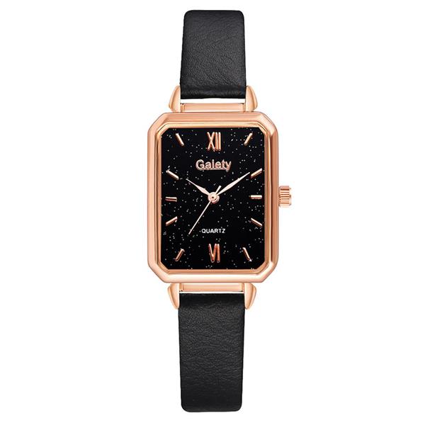 Grote foto luxe vierkant horloge voor dames armband met quartz wijzerplaat kleding dames horloges