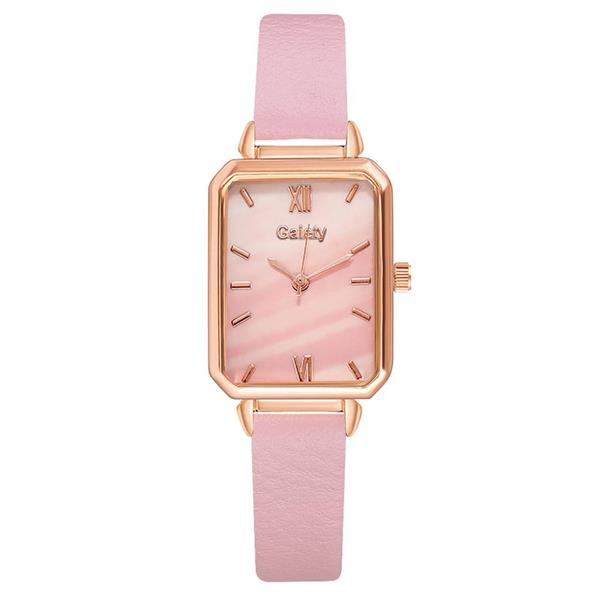 Grote foto luxe vierkant horloge voor dames armband met quartz wijzerplaat kleding dames horloges