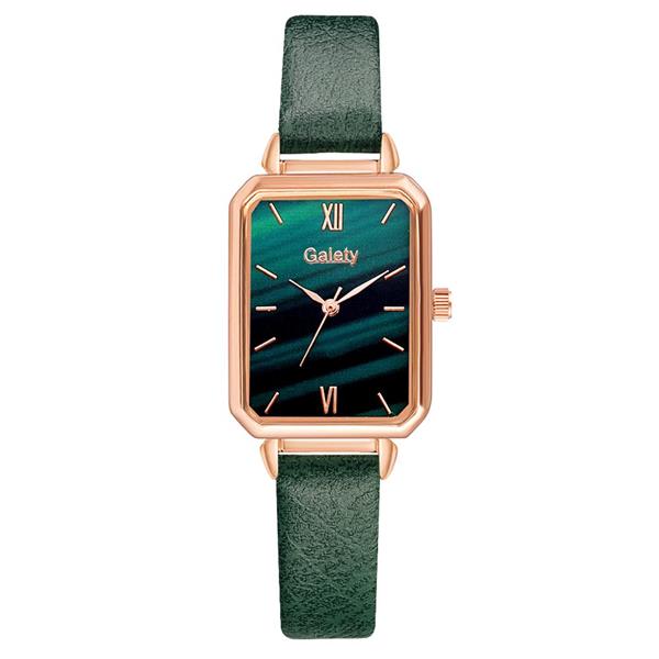 Grote foto luxe vierkant horloge voor dames armband met quartz wijzerplaat kleding dames horloges